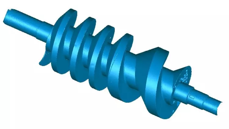 ZGScan掃描真空泵蝸桿用于逆向
